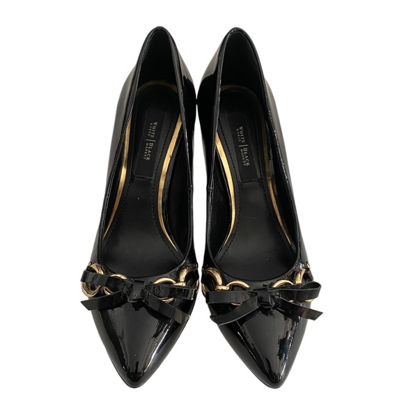 💕SALE💕 White House Black Market Gabriele Patent Leather High Heel Pumps - Picture 2 of 7